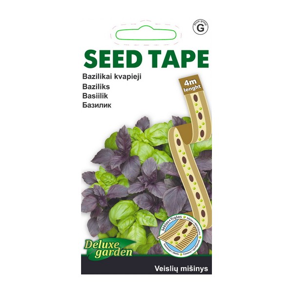 Seed Tape Basil fragrant (MIX)