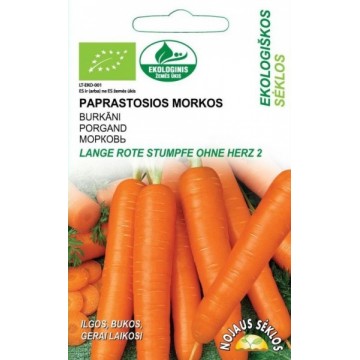 Carrots Lange rote stumpfe...