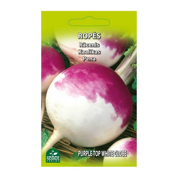 Turnips Purple Top White Globe